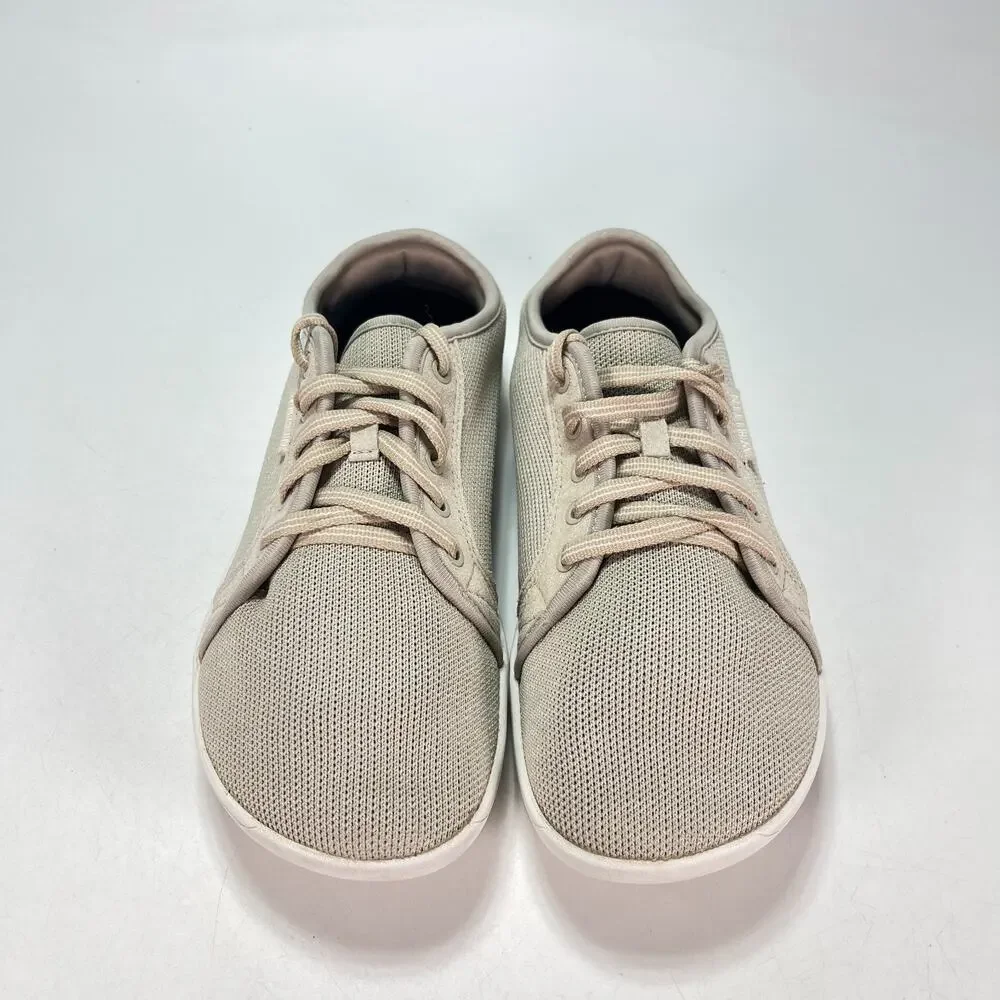 WHITIN Beige Casual Lace Up Minimalist Barefoot Shoes W81 Womens Sz 9.5 US EU 40